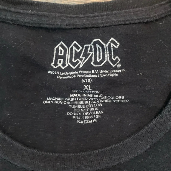AC/DC Let There Be Rock black T-shirt size XL - Picture 2 of 5